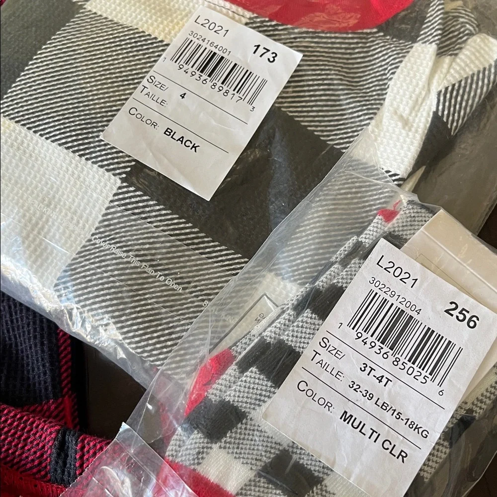 The Children’s place kids Pajamas plaid Matching Christmas Pajamas